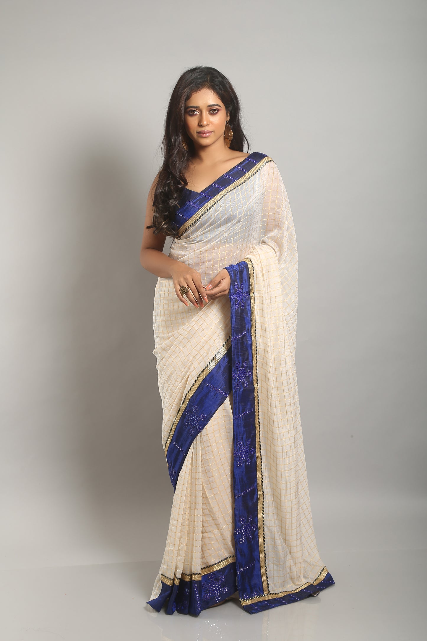 Homely Ivory Saree