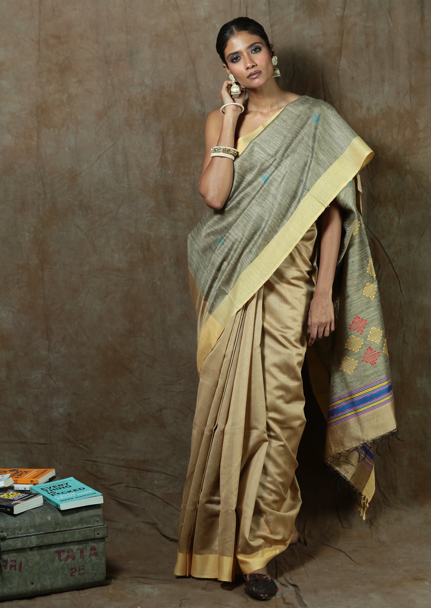 Silsila Ye Chahat Ka - Tussar Saree