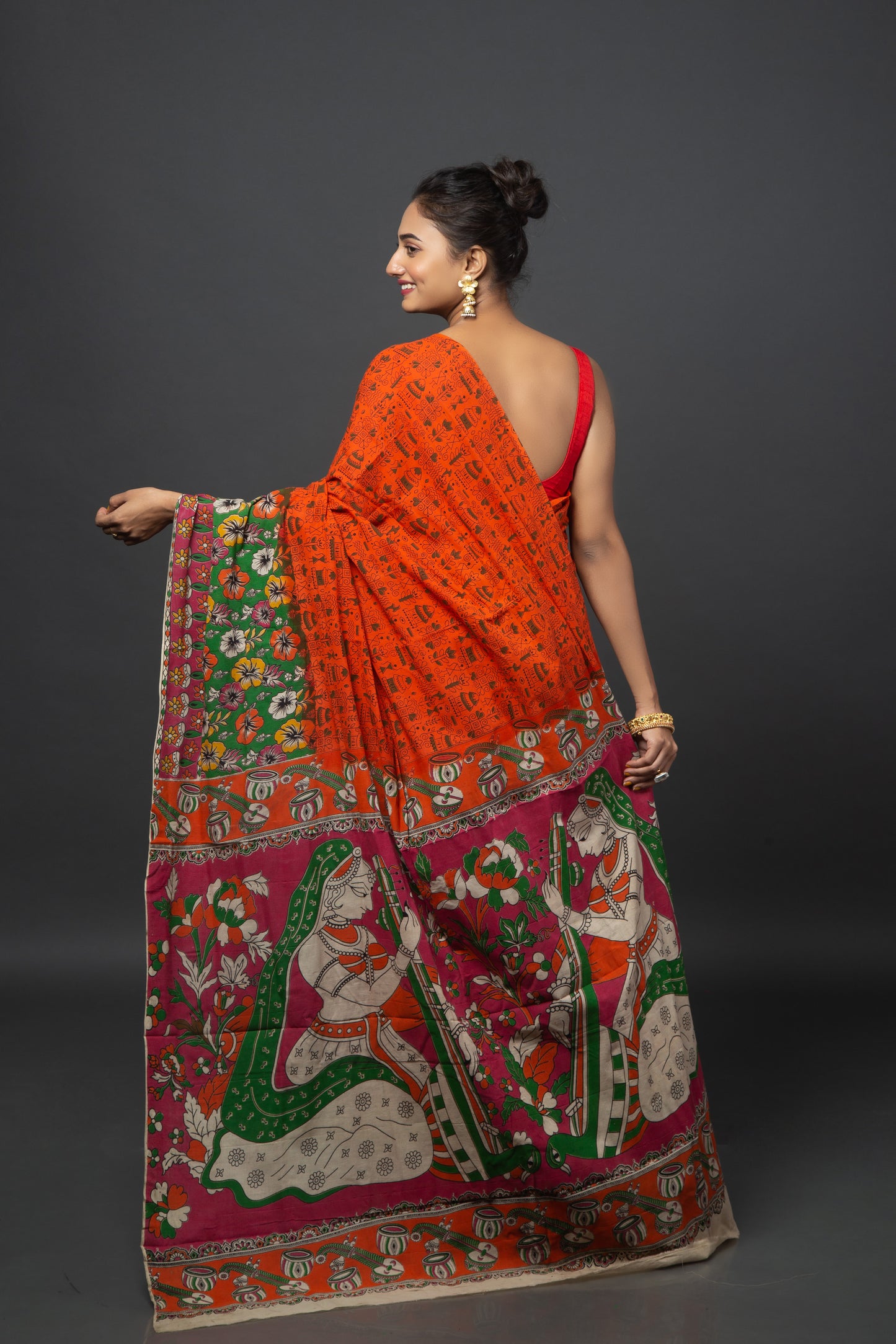Tareef Karoon Kya Uski - Kalamkari Saree