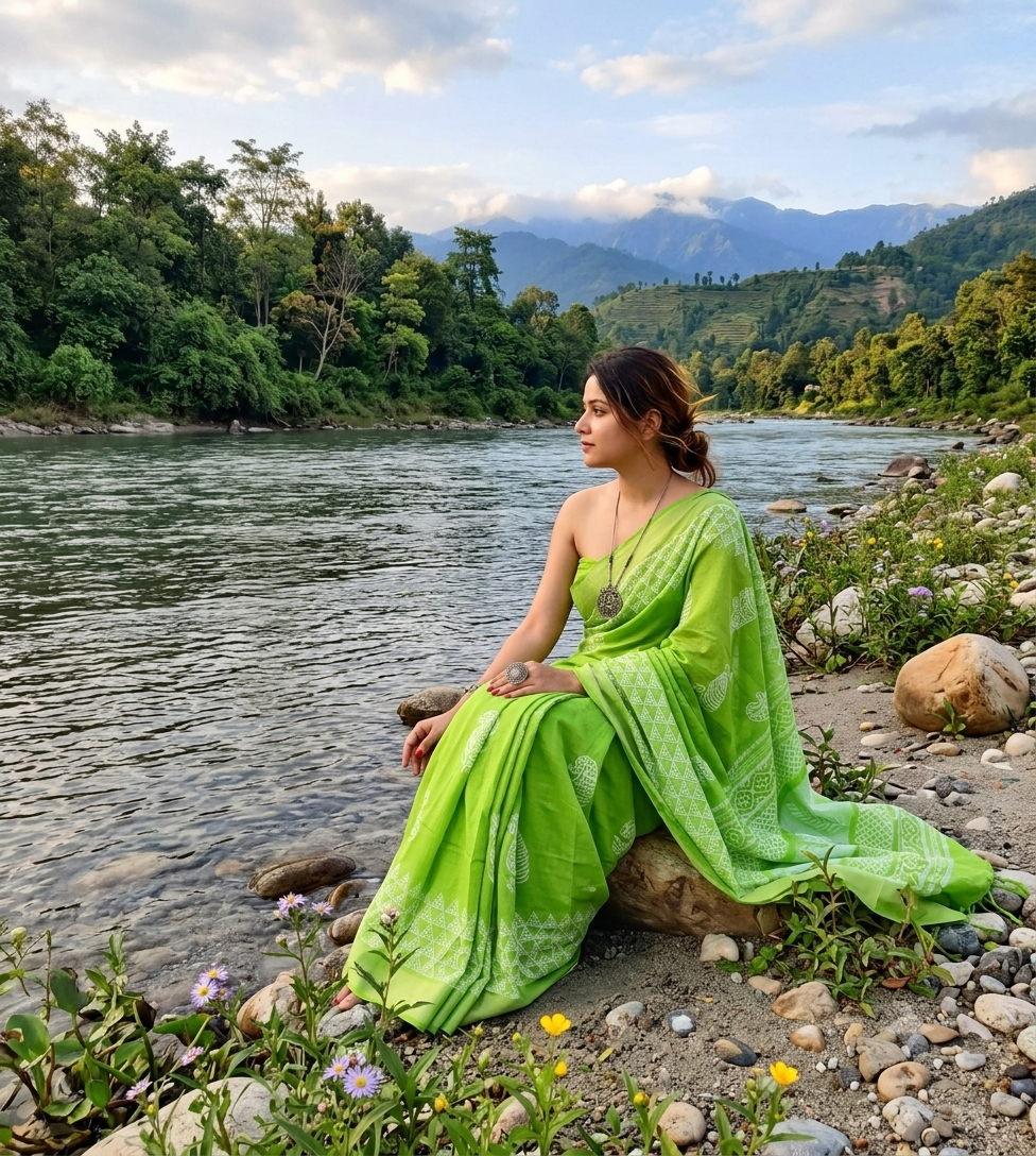 Green Mul Cotton