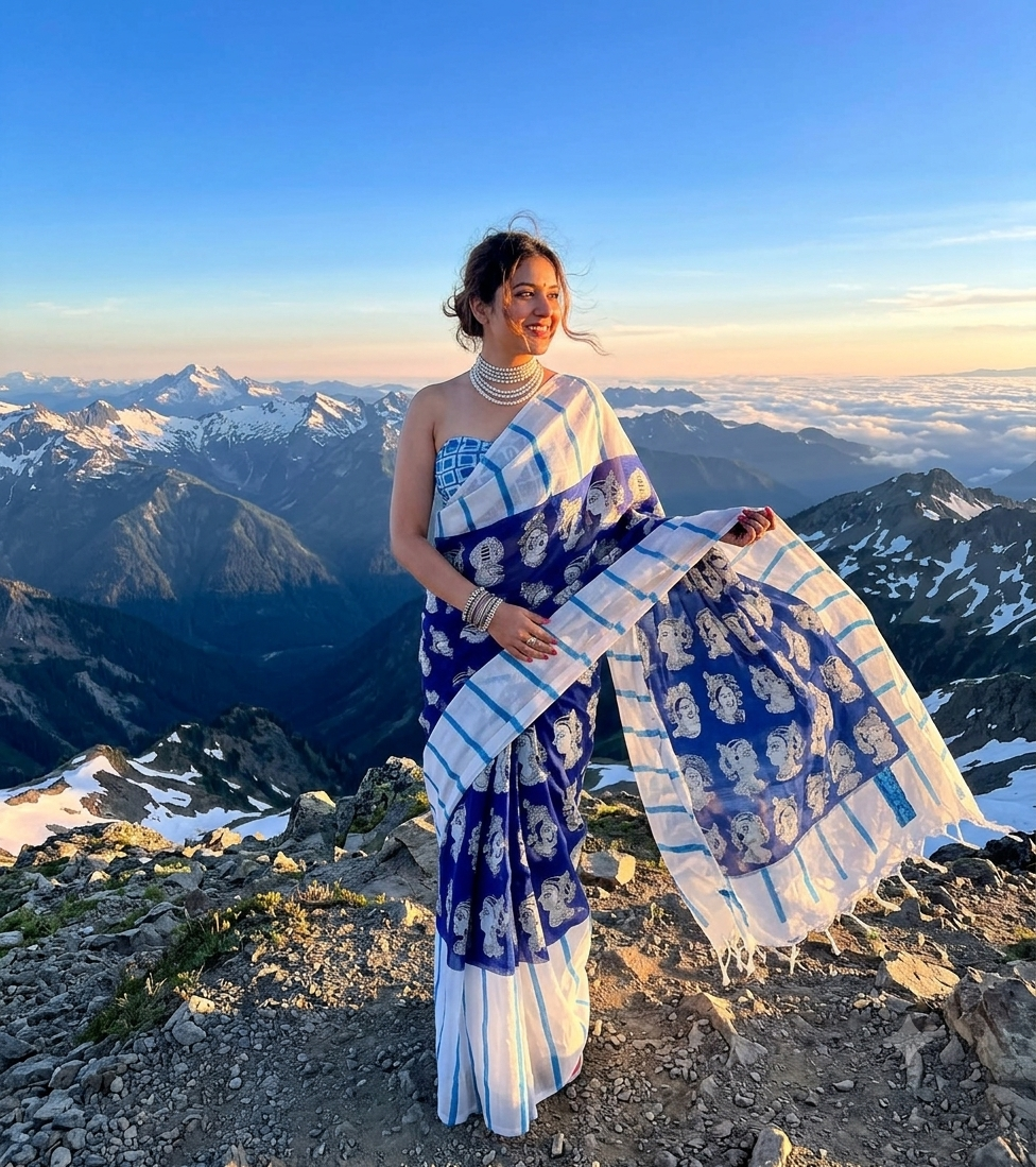 Blue Mul Cotton