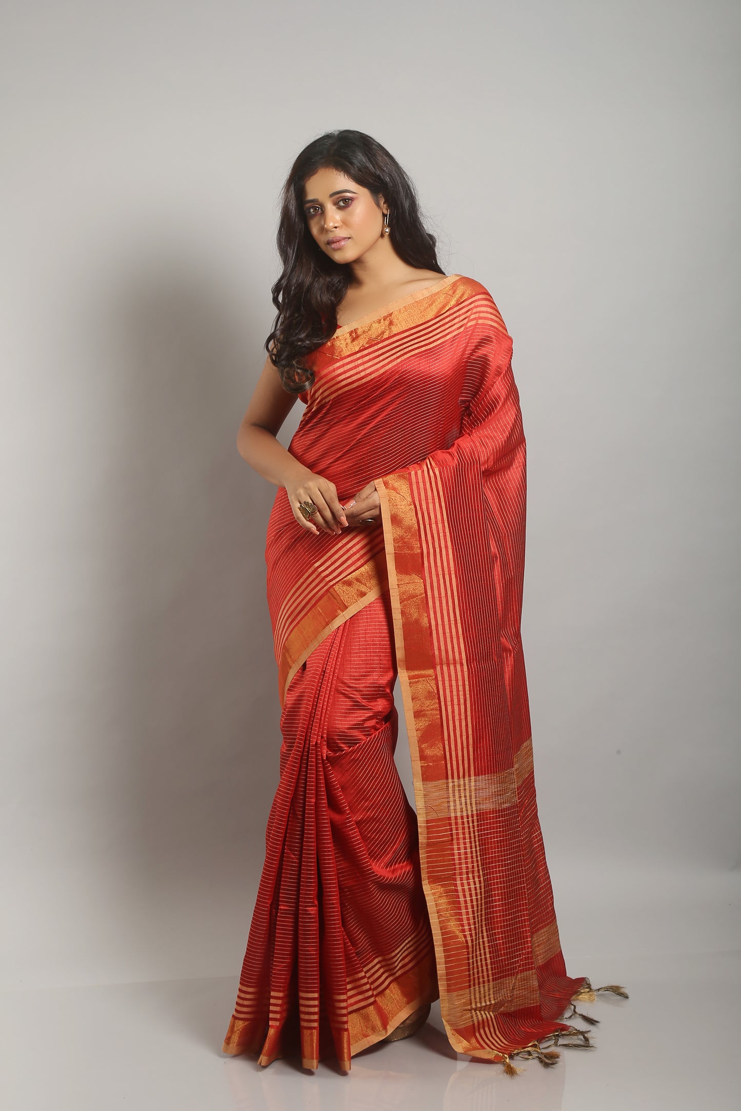 Archaic Chestnut Matka Silk