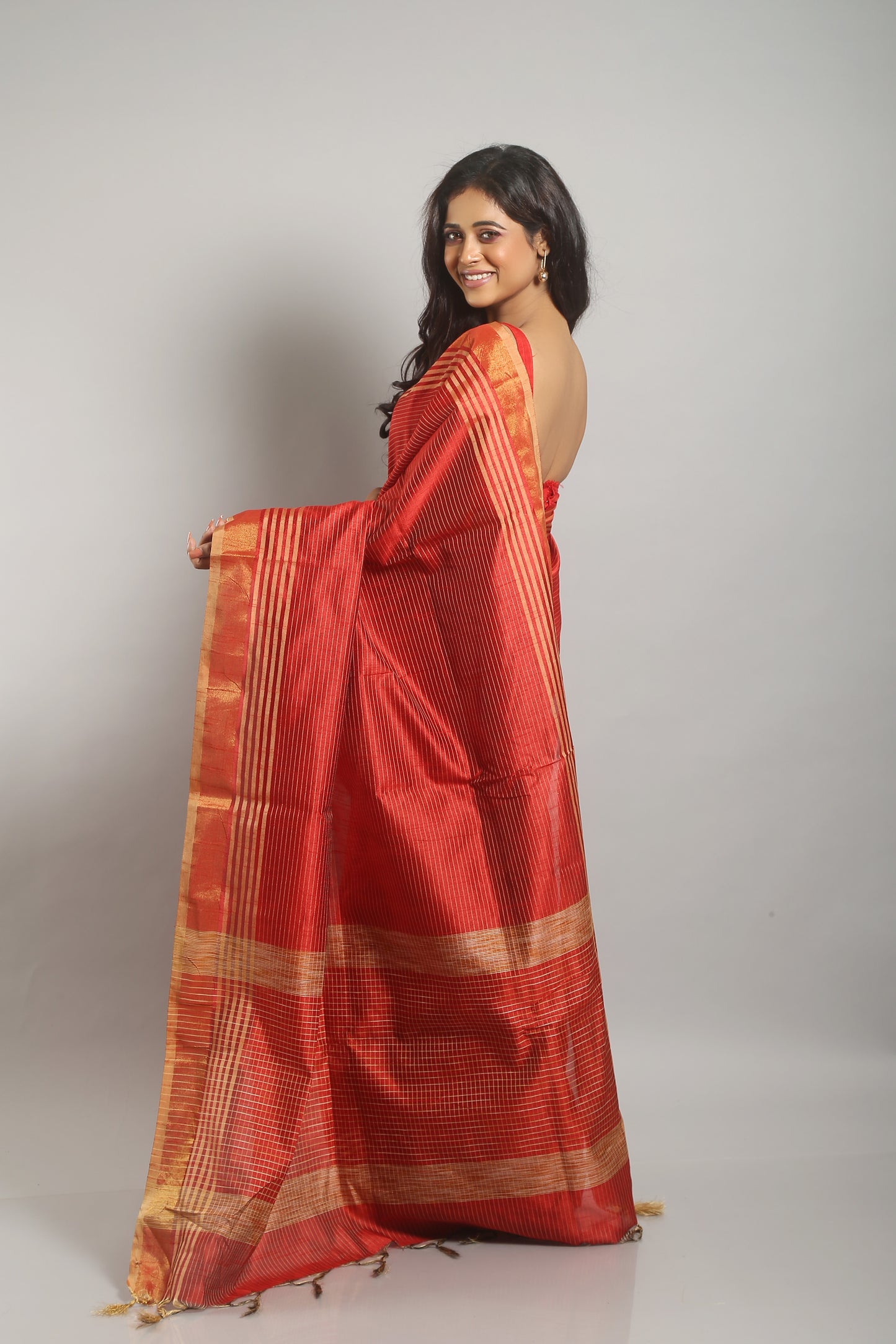 Archaic Chestnut Matka Silk