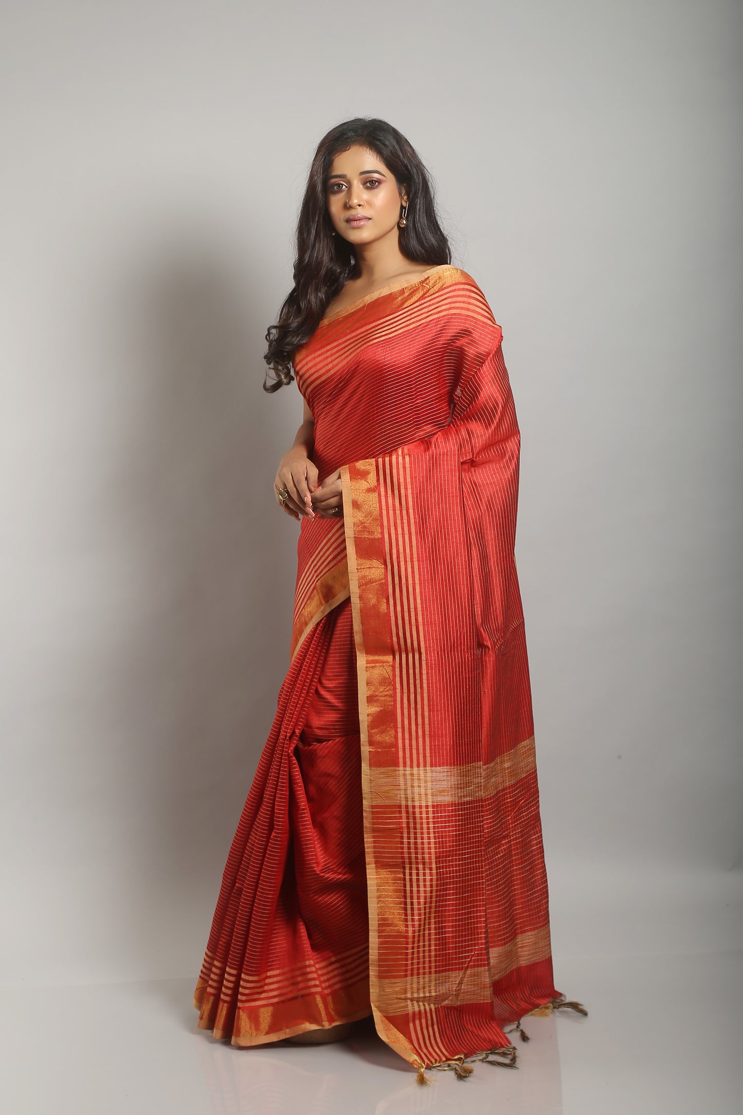 Archaic Chestnut Matka Silk