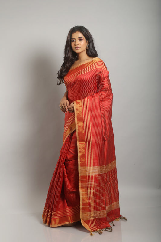 Archaic Chestnut Matka Silk