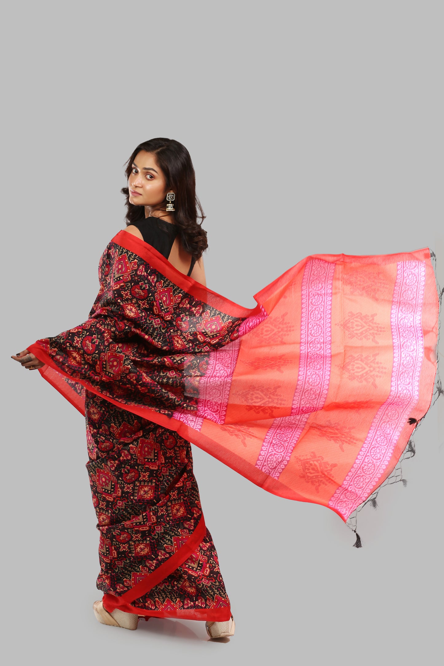 Artistic Ruddy Raw Silk