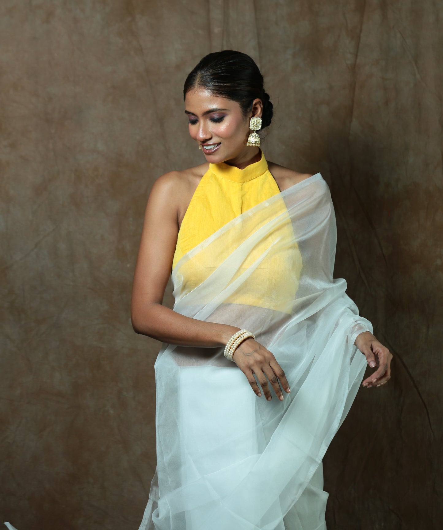 Chandni, O meri Chandni - Organza Saree