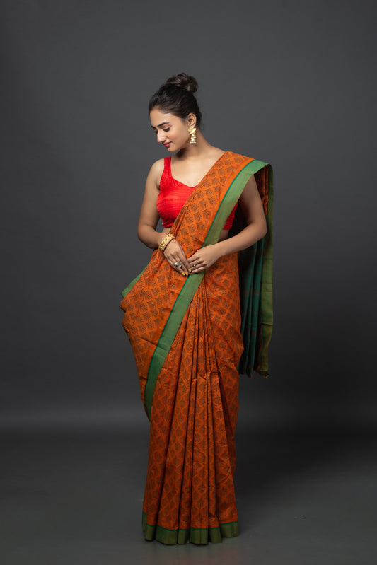 Classic Prints Cotton Saree