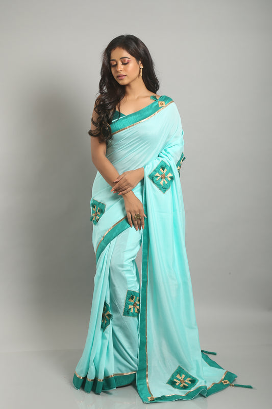 Cold Pastoral Saree