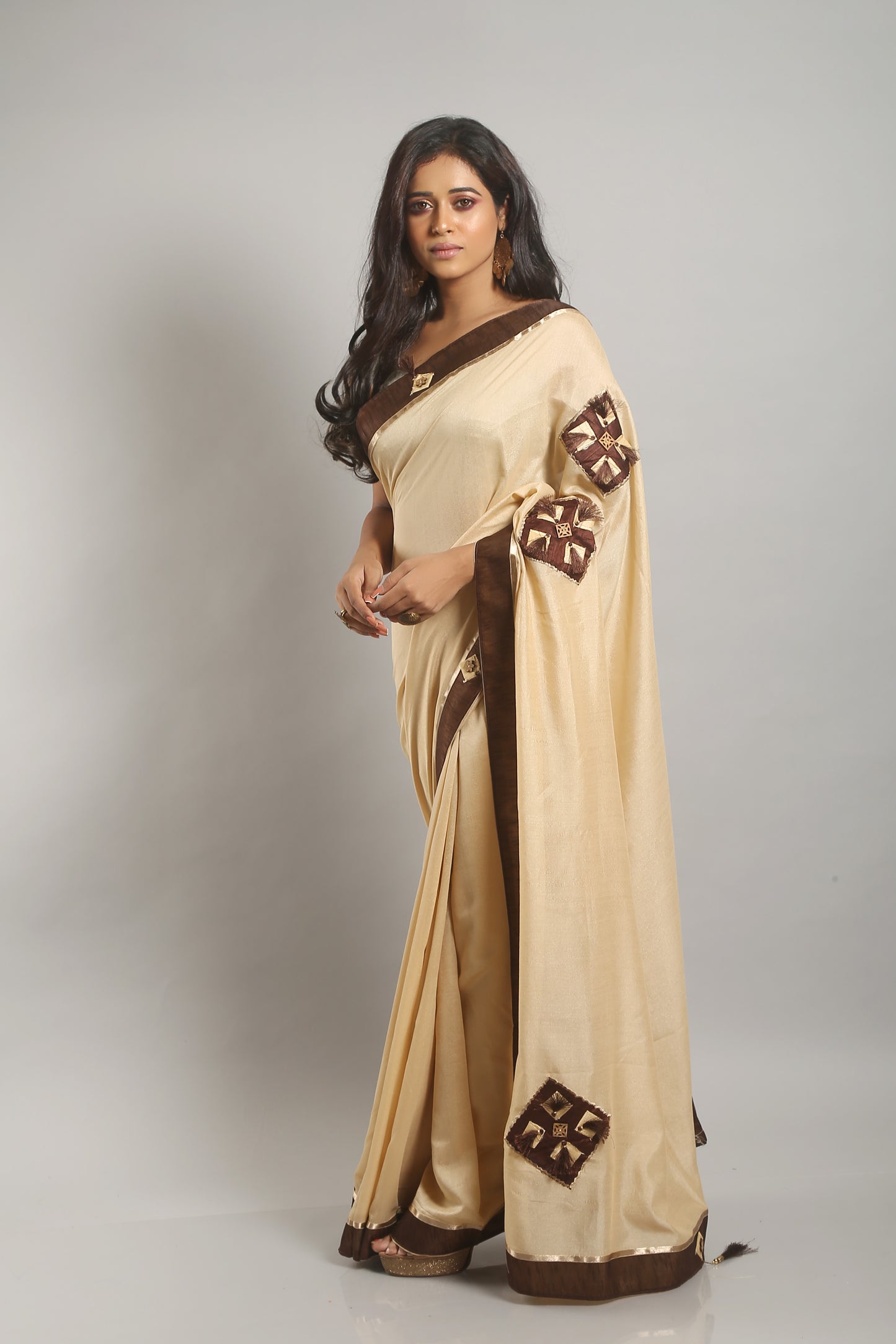Even Ginger Dupian -Silk Saree