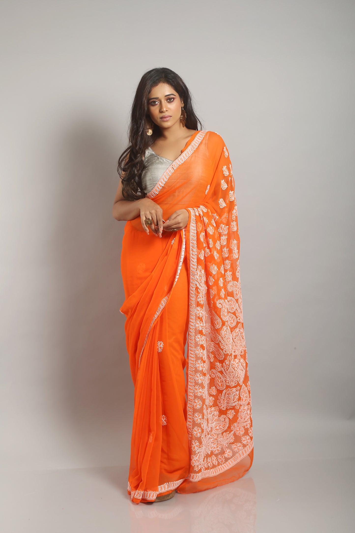Gaata Rahe Mera Dil-Chikankari Saree