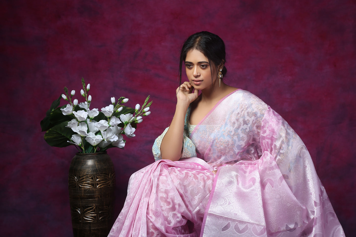 Gracious Rose Saree