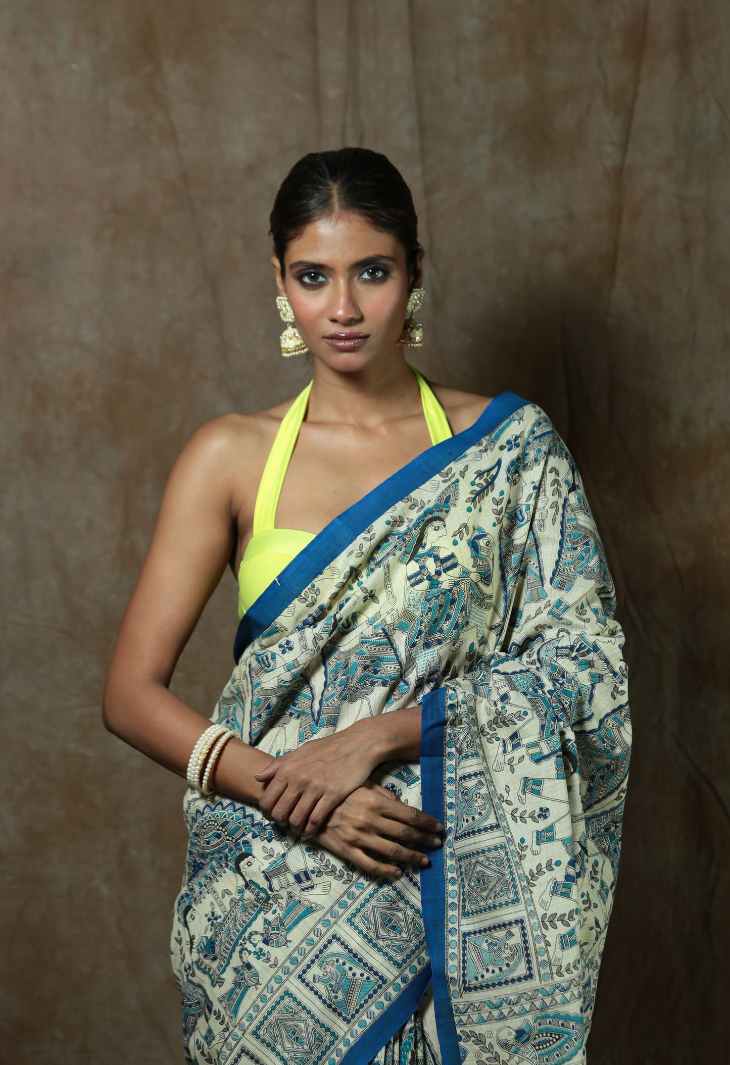 Kora Kagaz Tha - Madhubani Saree