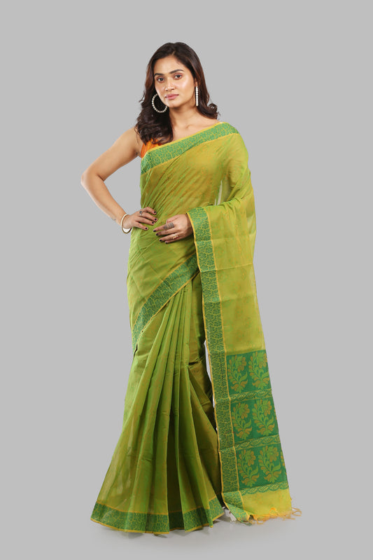 Magical Raw Cotton Saree