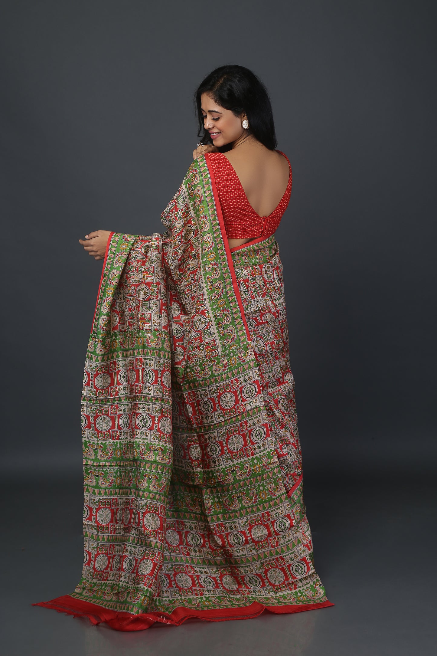 Mystic Melange  Mulberry Silk Saree
