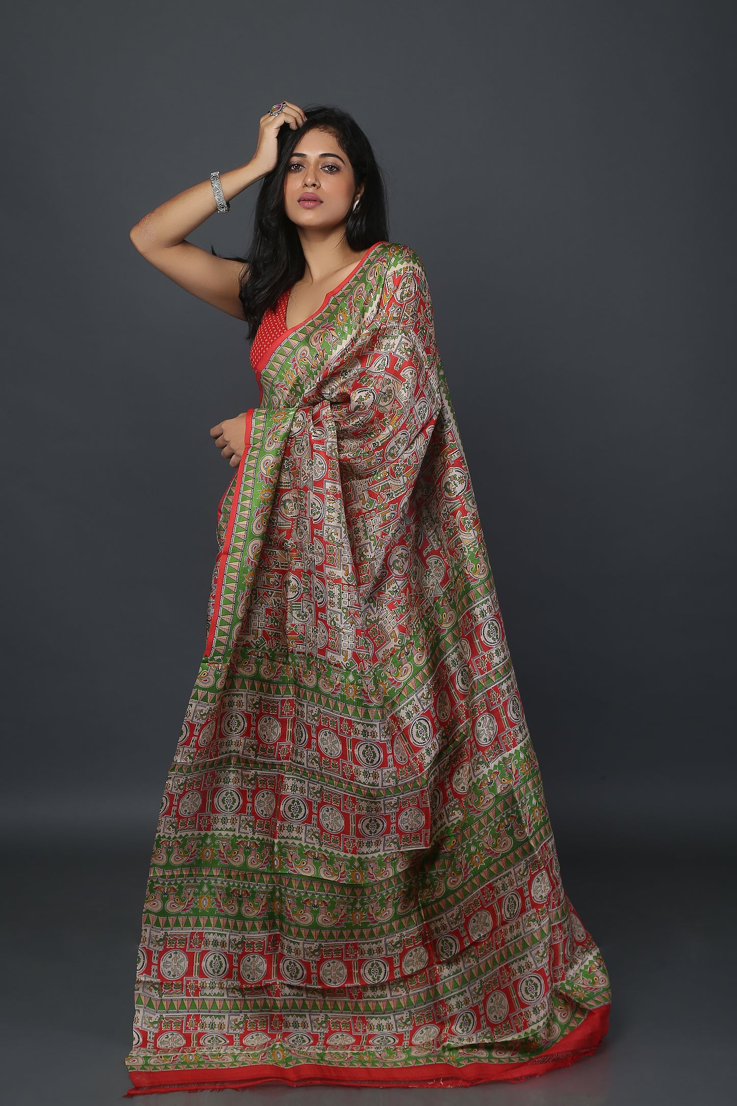 Mystic Melange  Mulberry Silk Saree