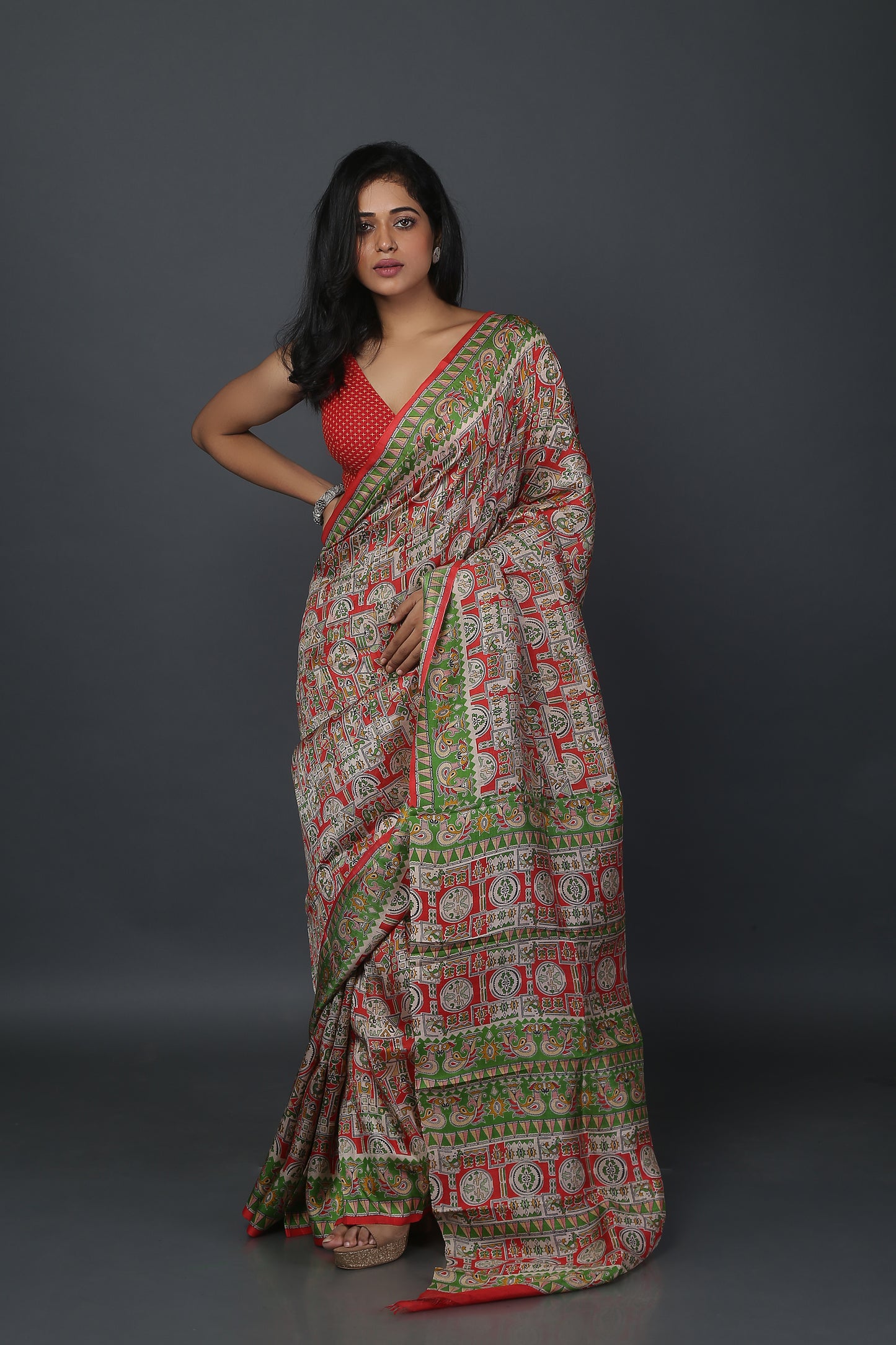 Mystic Melange  Mulberry Silk Saree