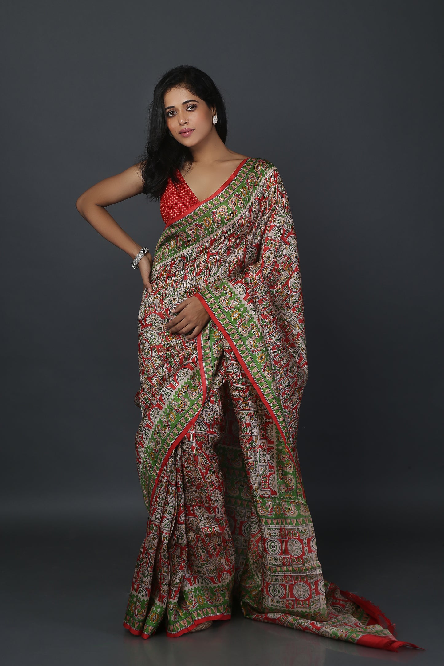 Mystic Melange  Mulberry Silk Saree