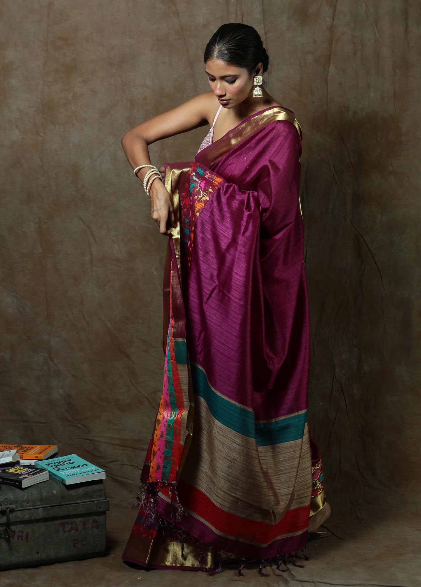O Mere Dil Ke Chain - Tussar Saree