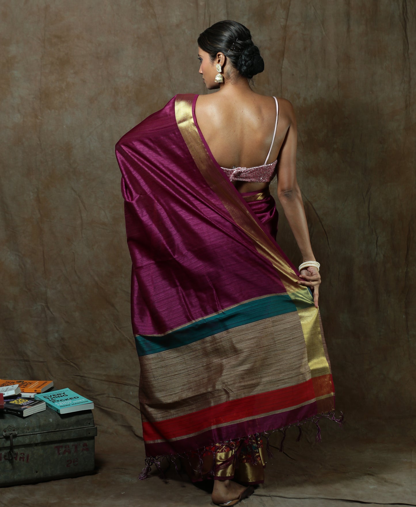 O Mere Dil Ke Chain - Tussar Saree