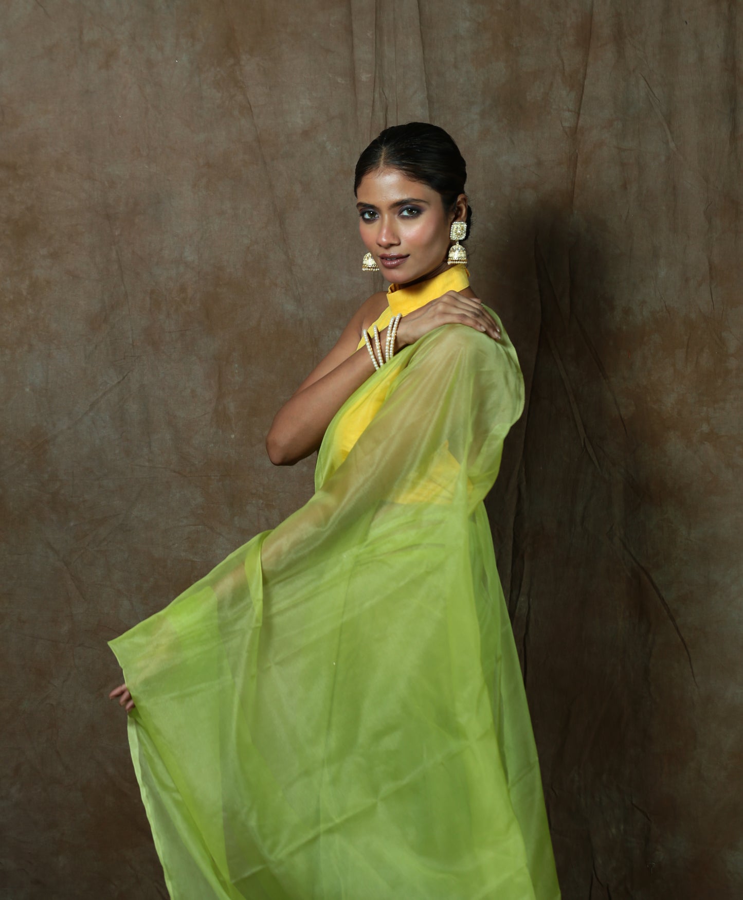 Raatan Lambiyan - Organza Saree
