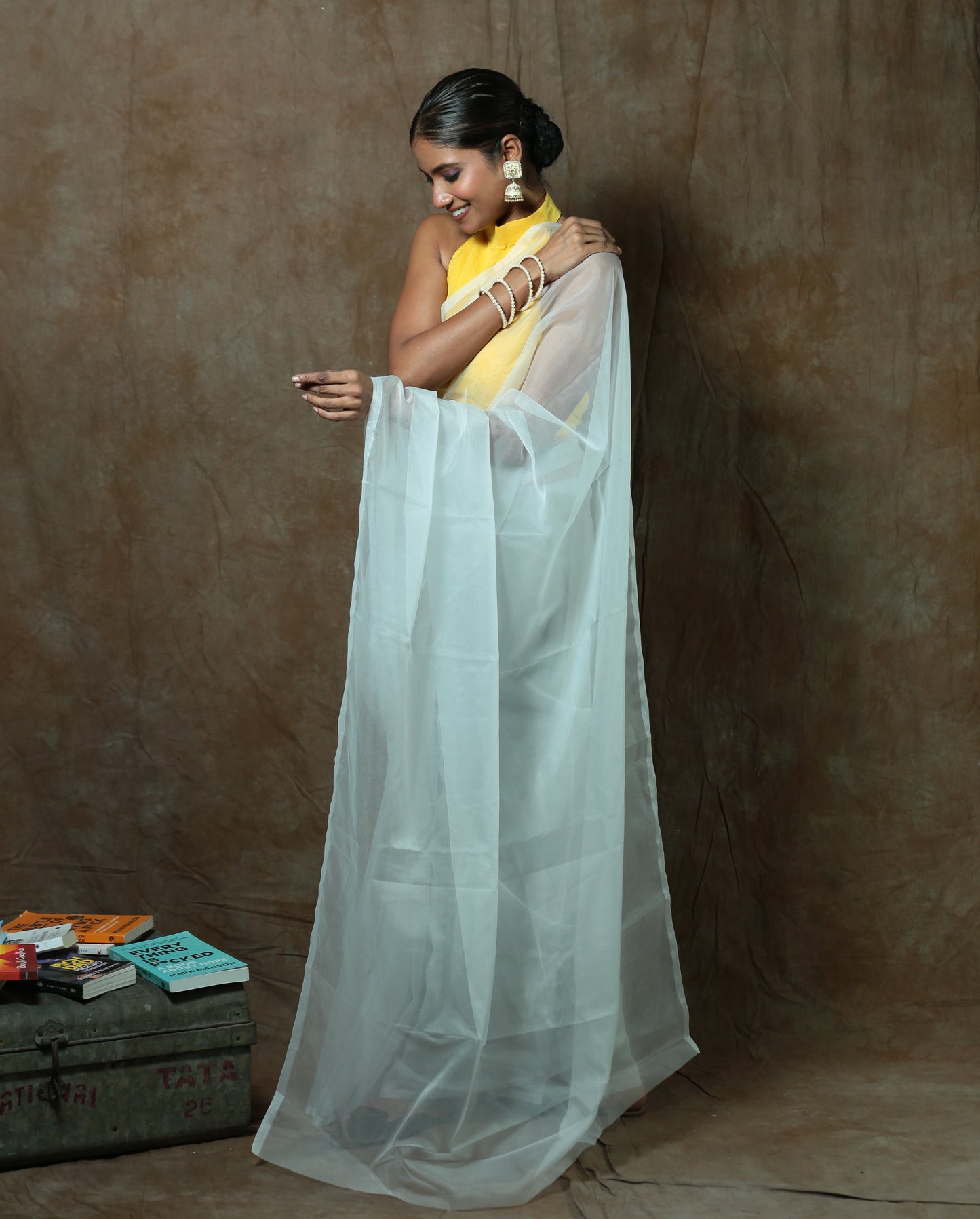 Raatan Lambiyan - Organza Saree