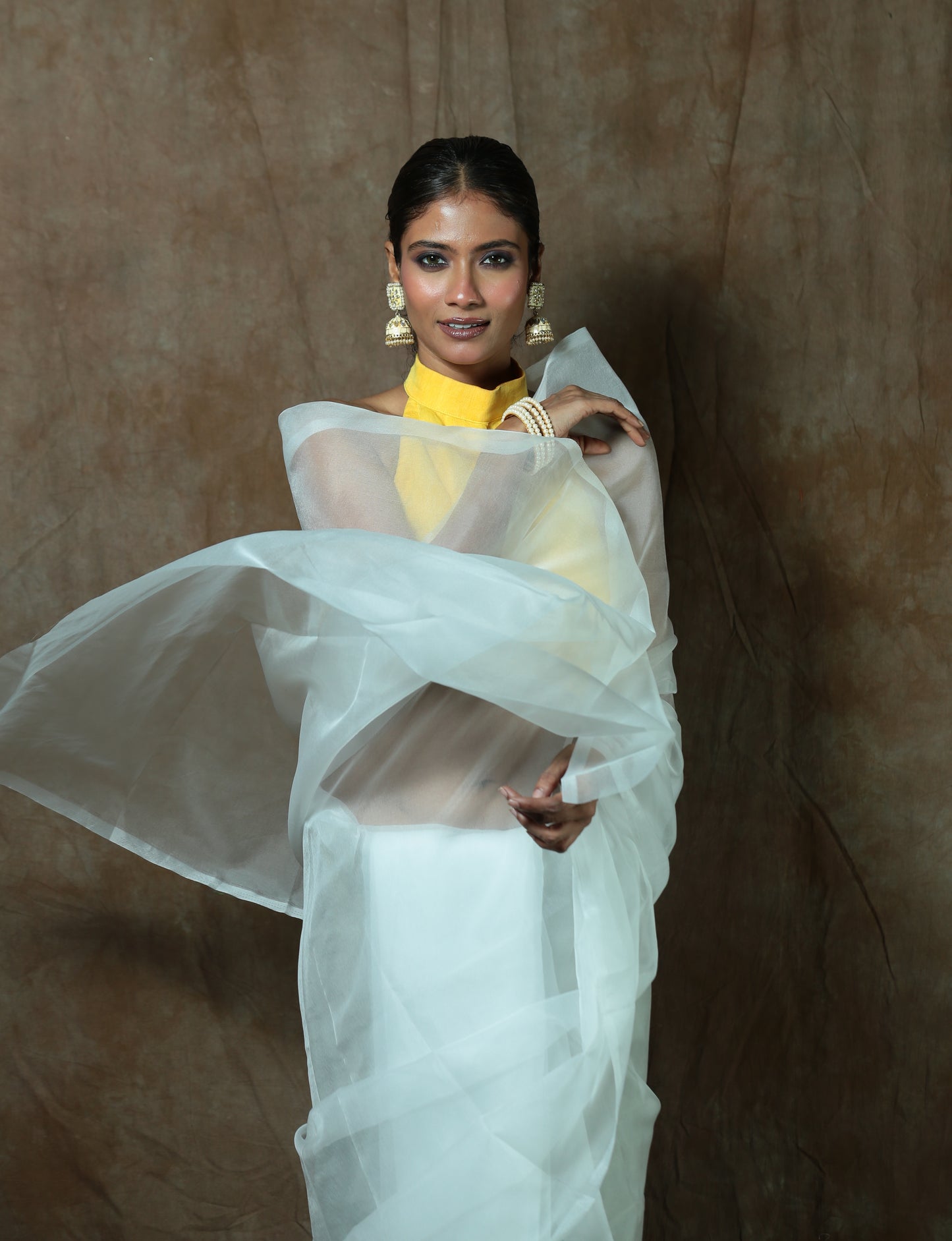 Raatan Lambiyan - Organza Saree