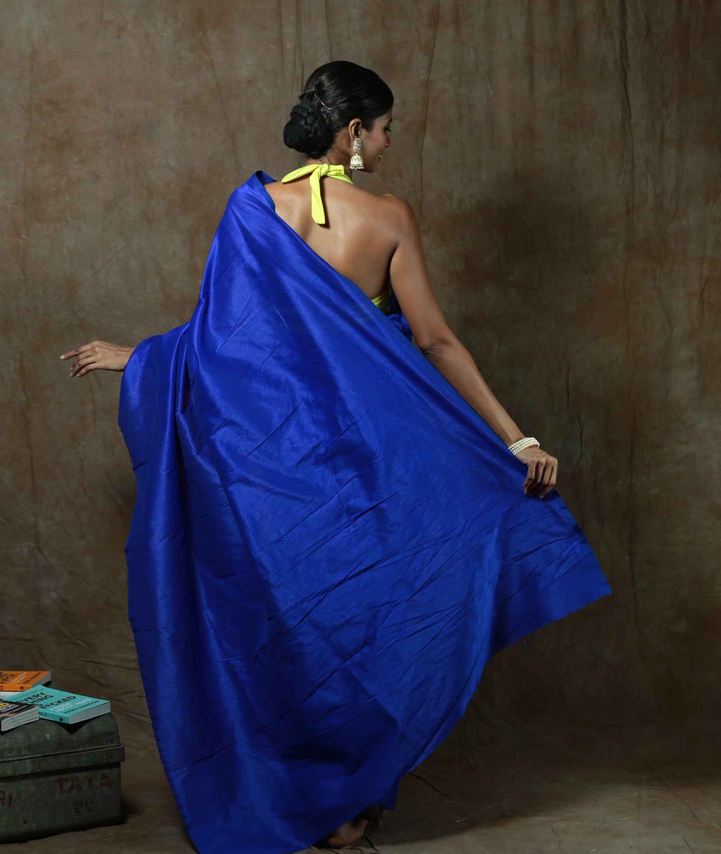 RozRoz Aankhon Tale - Raw Silk Saree