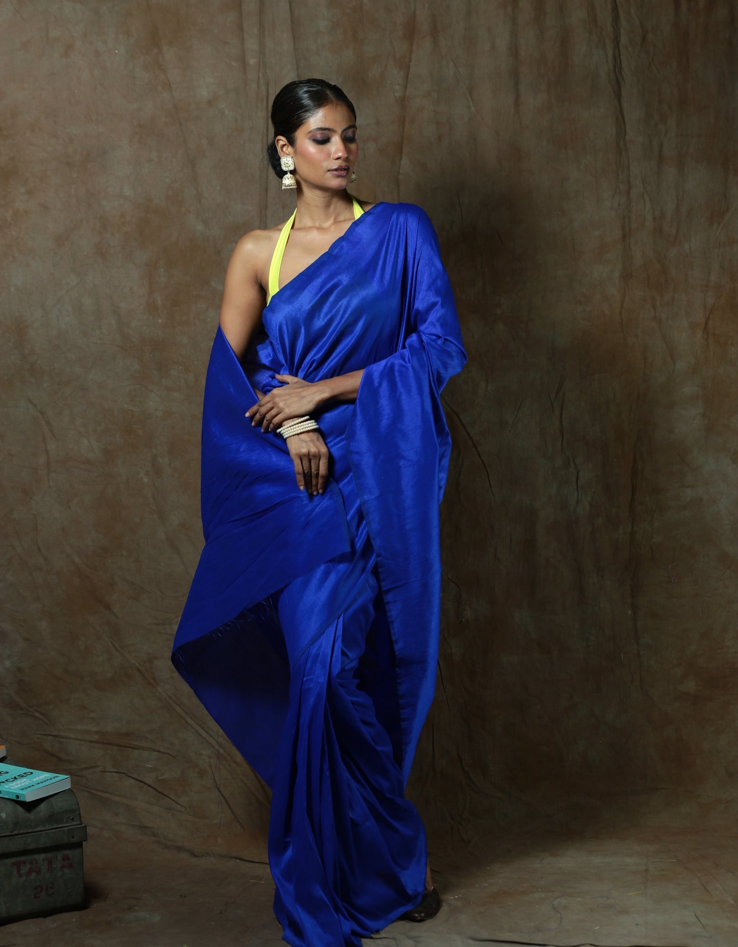 RozRoz Aankhon Tale - Raw Silk Saree