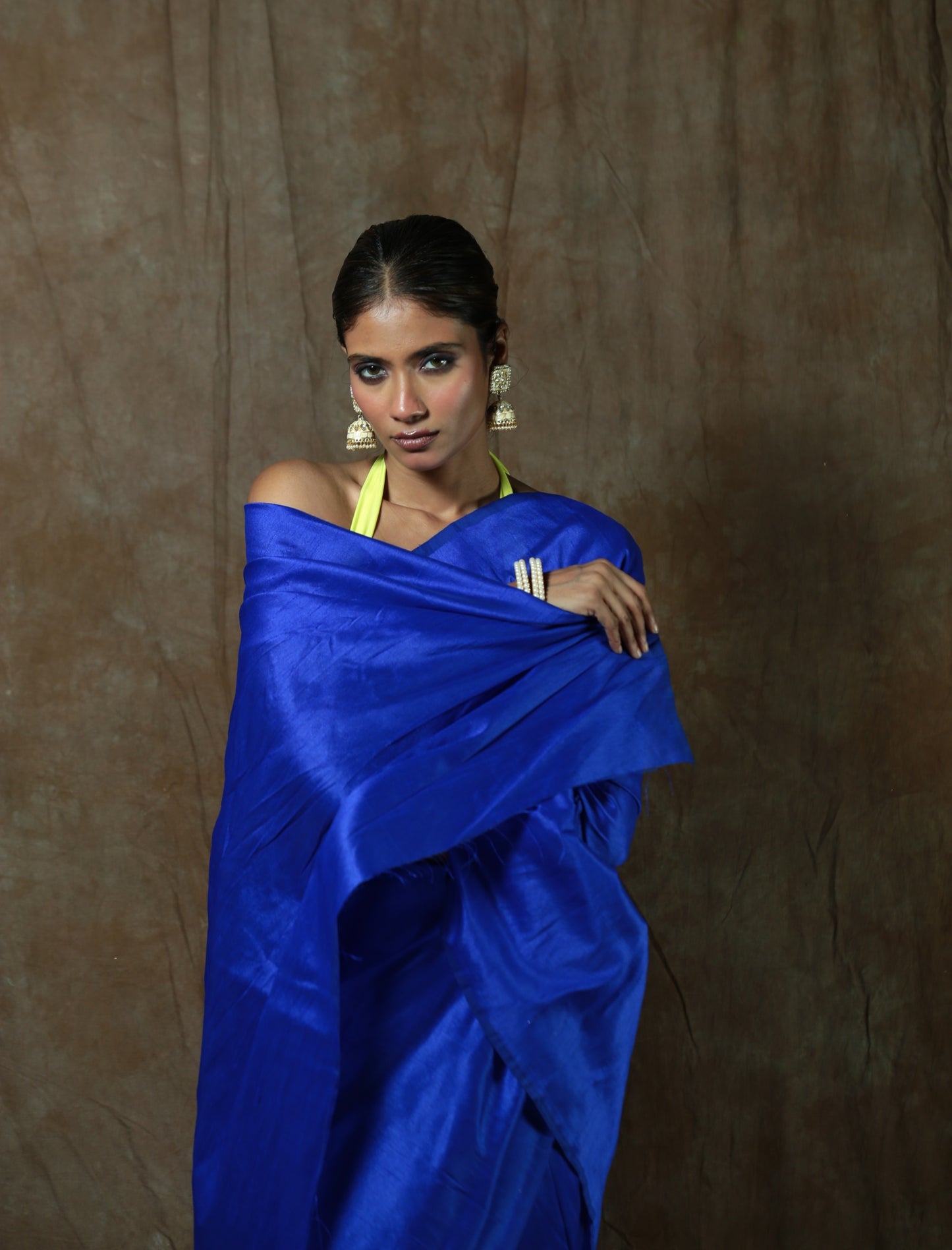 RozRoz Aankhon Tale - Raw Silk Saree