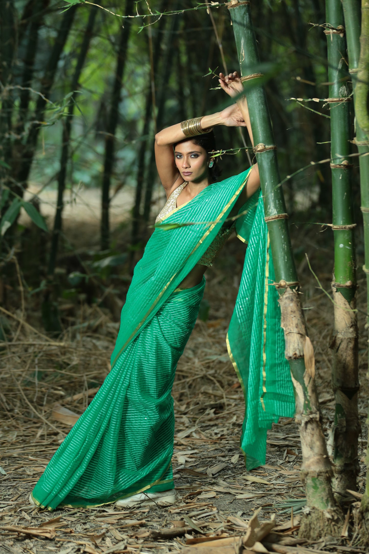 Sagar Jaisi Aankhon Wali - Tissue Saree