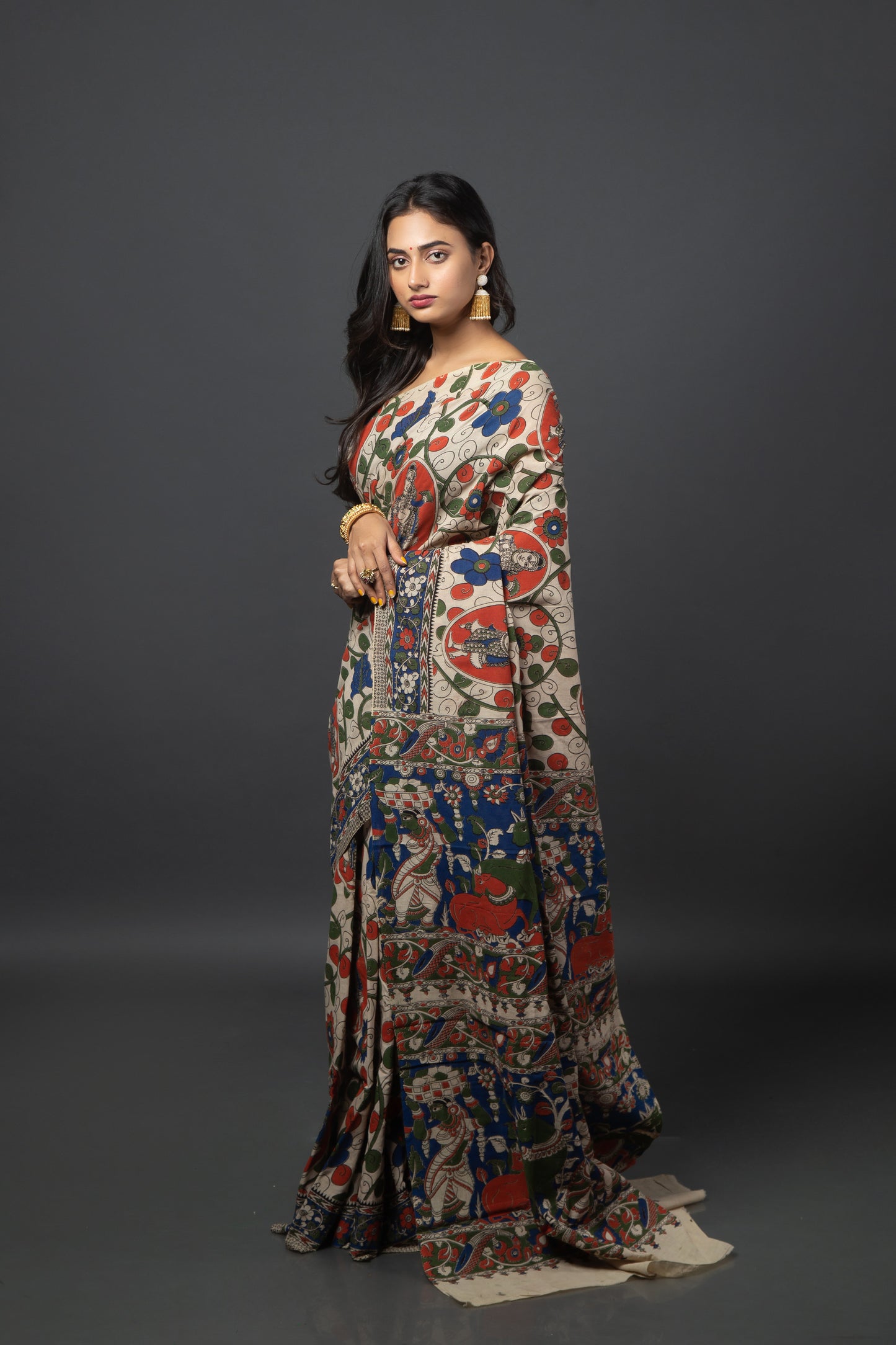 Soft Moss Cotton Saree