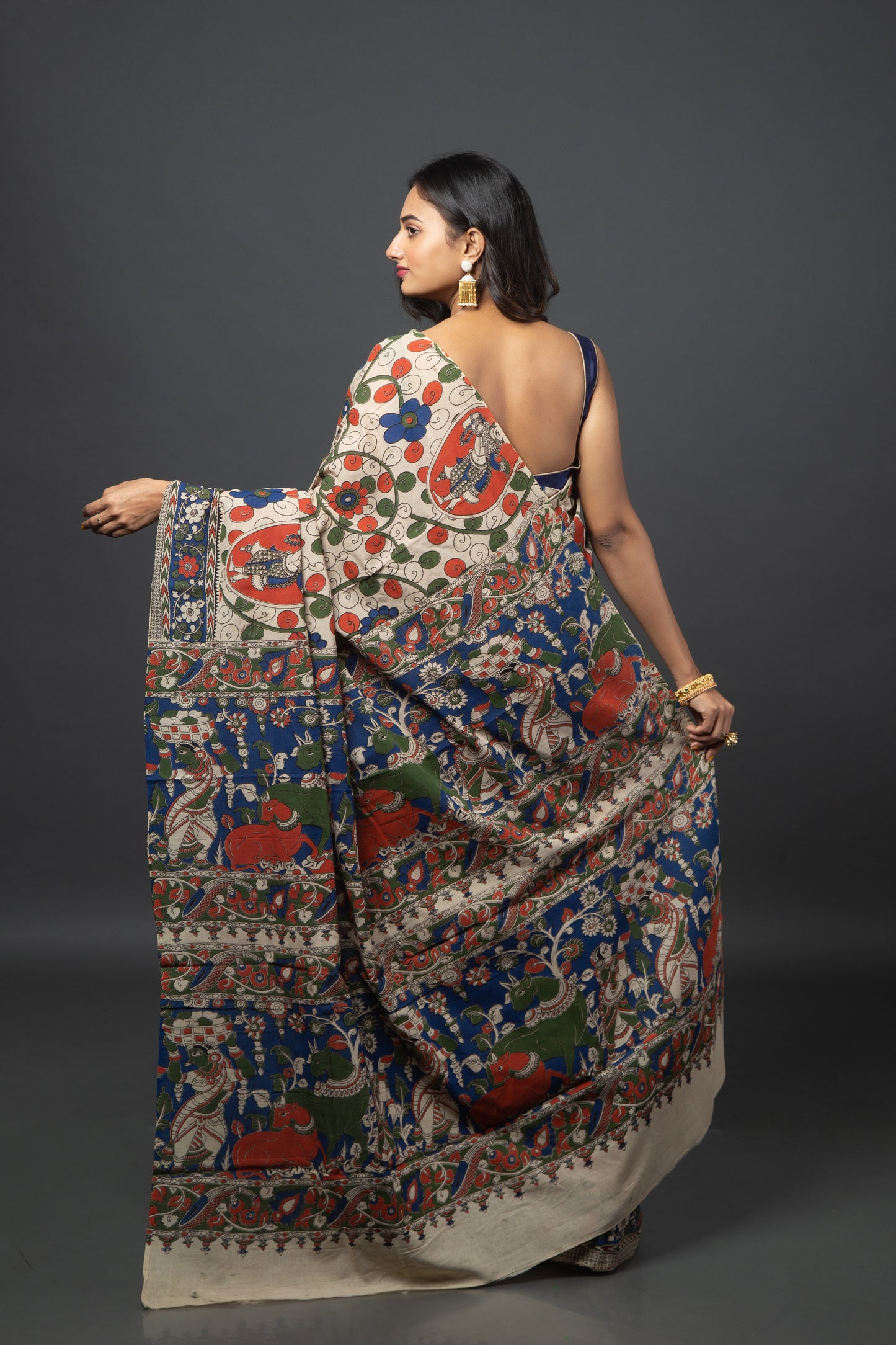 Soft Moss Cotton Saree
