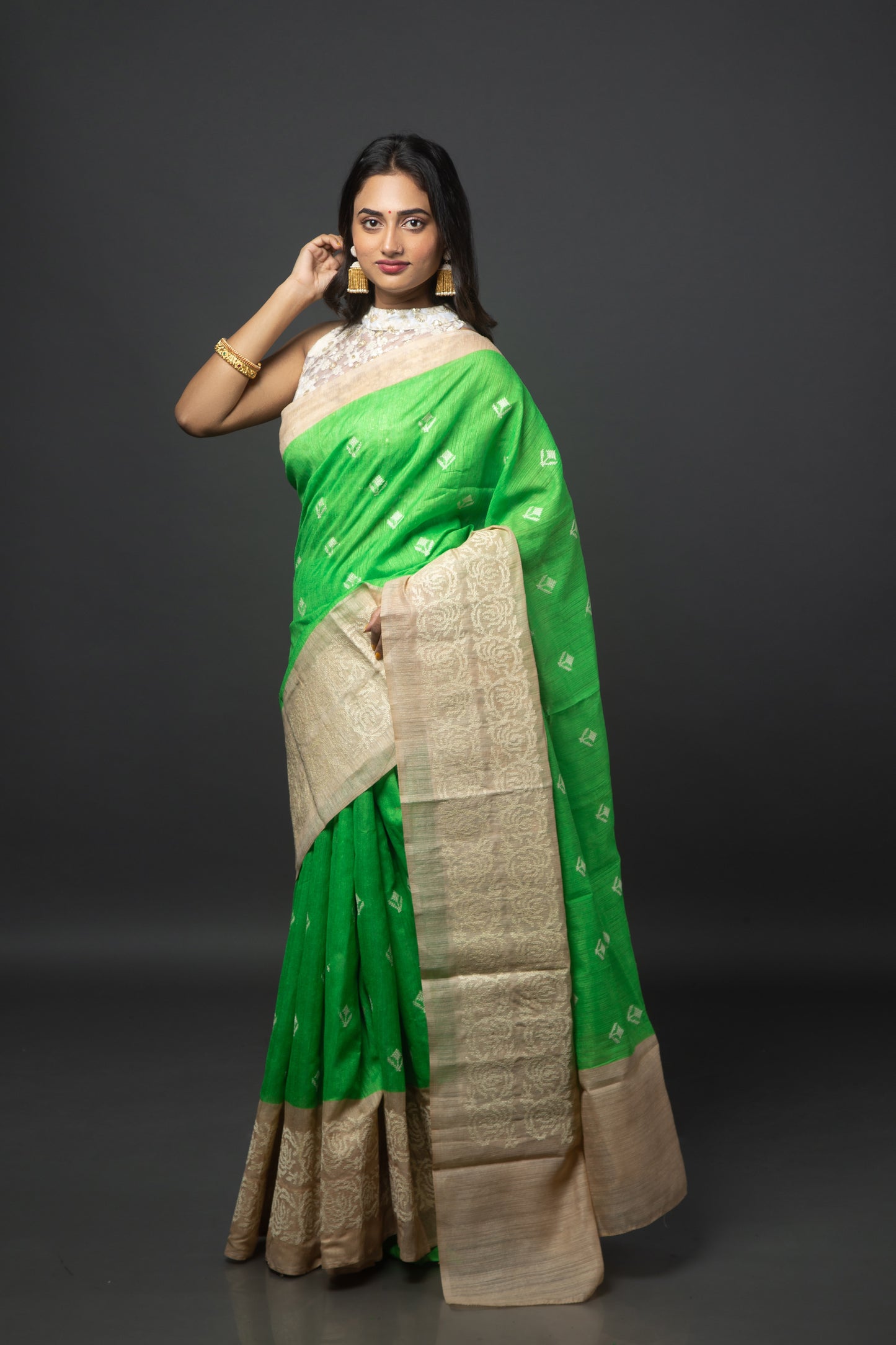 Southern Romance Jute Saree