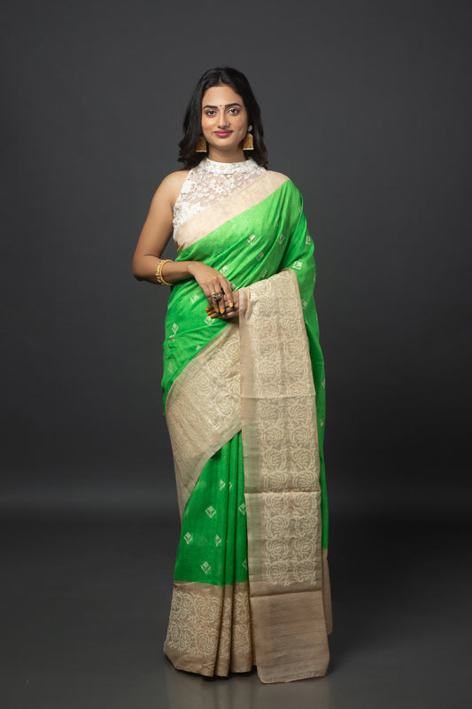 Southern Romance Jute Saree