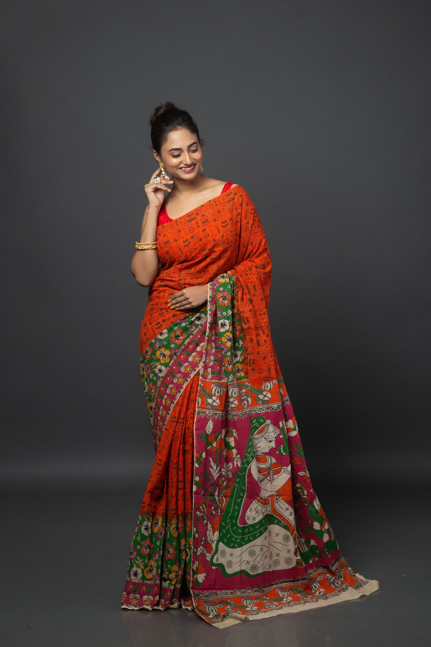 Tareef Karoon Kya Uski - Kalamkari Saree