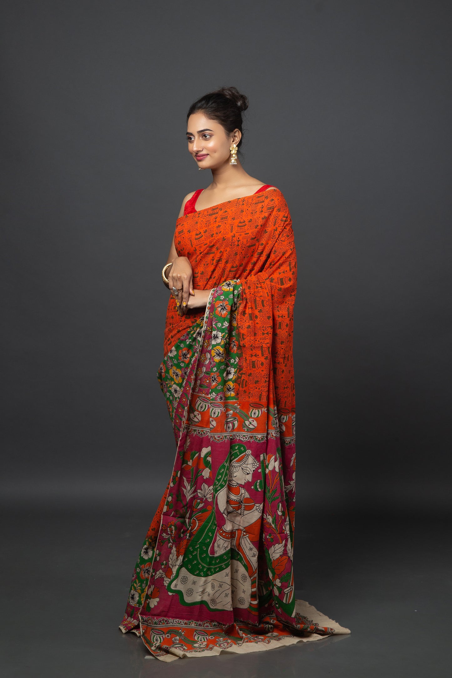 Tareef Karoon Kya Uski - Kalamkari Saree