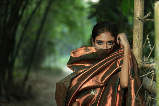 Zara Sa Jhoom Loon - Tissue Saree
