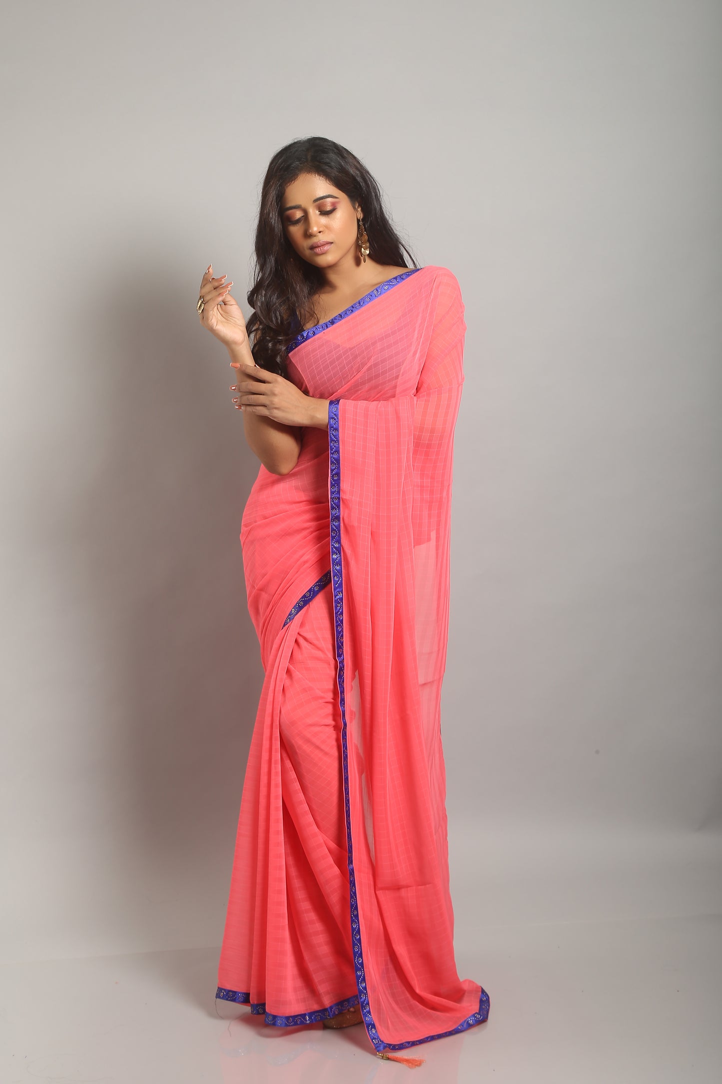 Zippy Rose Saree