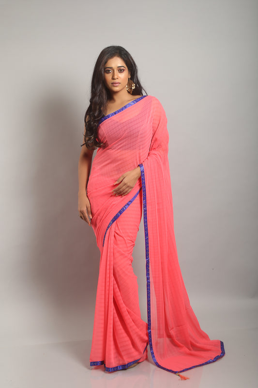 Zippy Rose Saree
